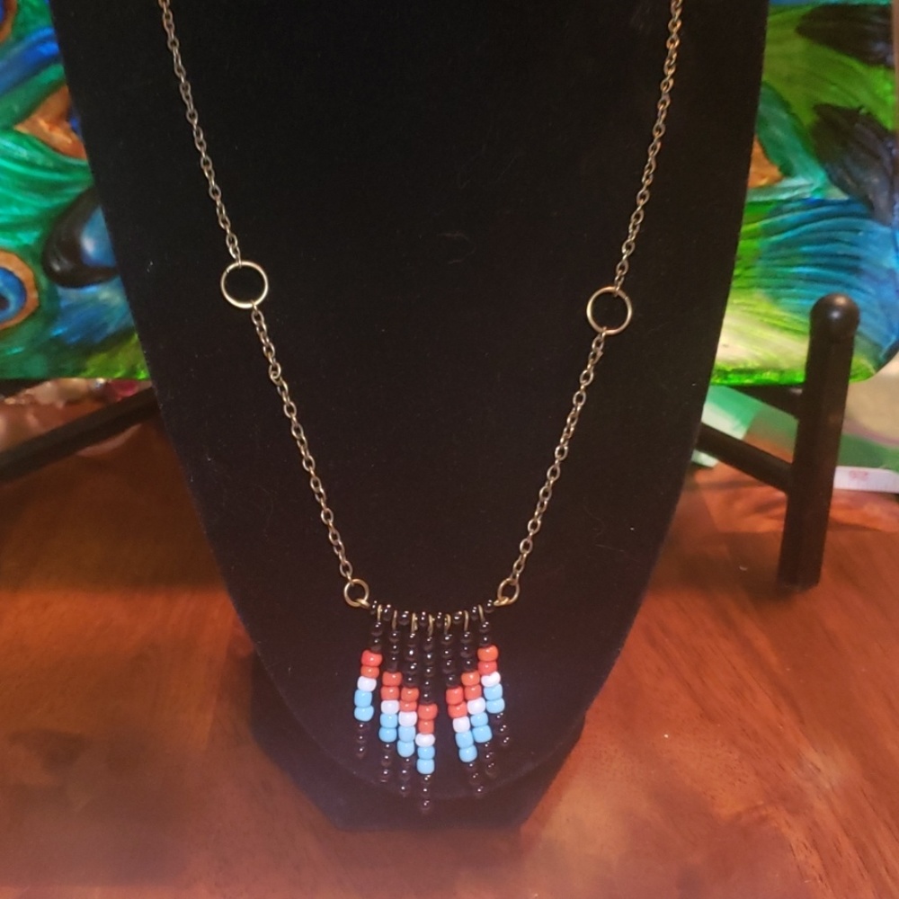 Southwest style bead necklace